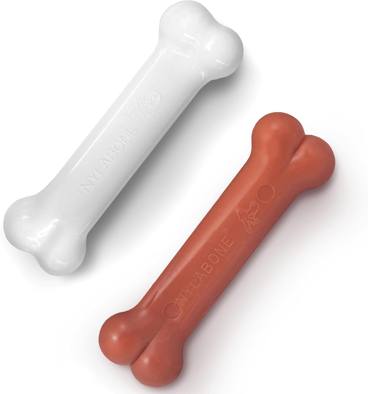 Original Bone Power Chew Toy for Dogs, Durable Dog Toys for Aggressive Chewers, Basted Blast Bacon & Chicken Flavor, Medium - up to 35 Lbs, 2 Pack
